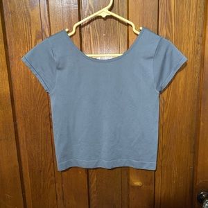 Free People Seamless Crop Tee